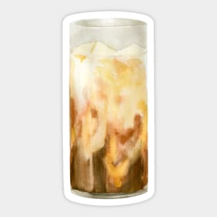 Iced Coffee Latte Sticker